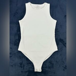 Time and Tru White Bodysuit Classic One Piece